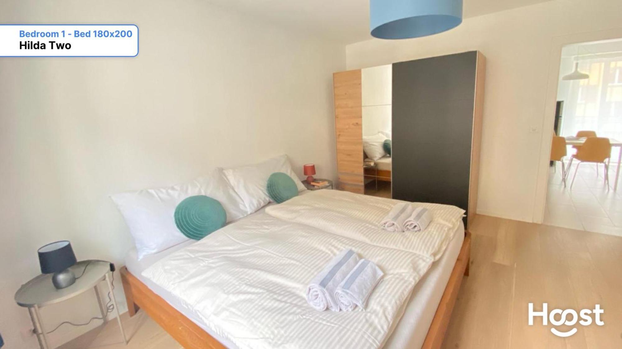 H2 With 3,5 Rooms, 2Br, Living Room And Kitchen, Central And Quite Zurich Exterior photo